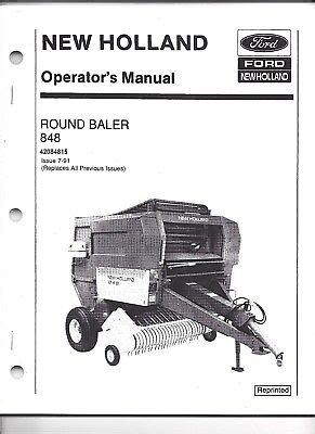 New holland 849 round baler manuals. - Honda xl 600 lm manual de reparación.