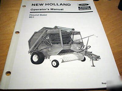 New holland 851 round baler operators manual. - The hip pocket guide to new york city harper colophon.
