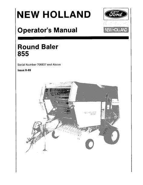 New holland 855 bale command manual. - Quando le luci si spengono una guida di riferimento rapido alla scelta del generatore giusto.