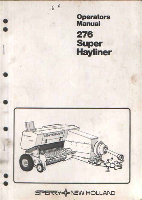New holland baler 276 operators manual. - Demonology and deliverance ii study guide.