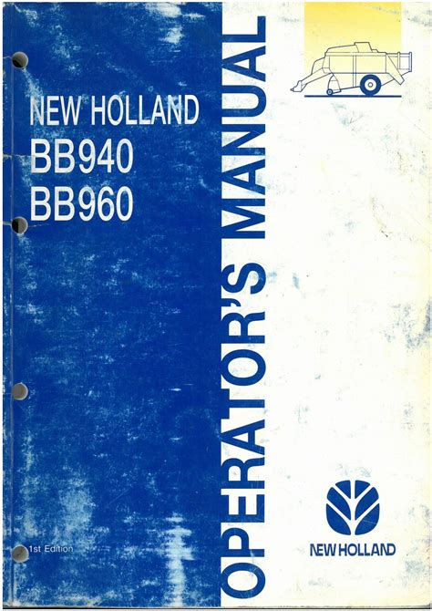 New holland bb960 baler operator manual. - Condįcões, pelas quaes se devem obrigar os contratadores ao transporte da tropa para a bahia.