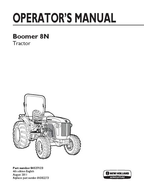 New holland boomer 8n service manual. - Contributi alla geografia della toscana e del lazio..