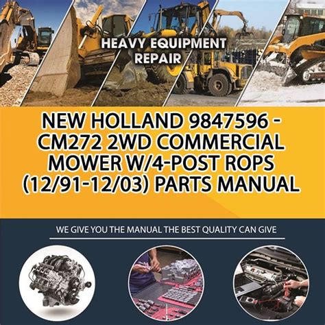 New holland cm272 dsl commercial mower 2 4 wd operators manual. - Land rover 2015 fuse box manual.