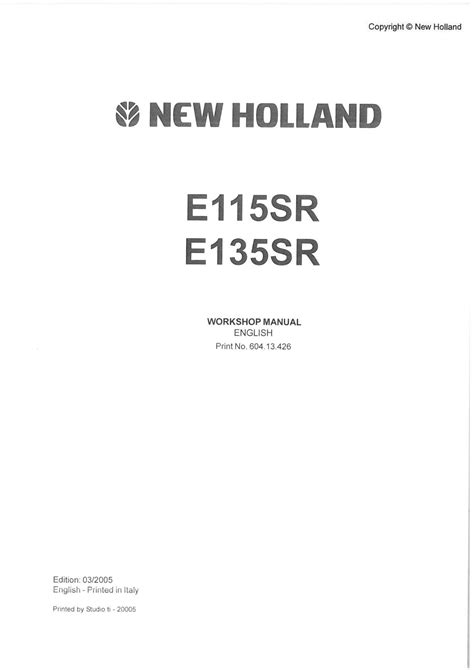 New holland e115sr e135sr workshop service manual. - Step by step ballet class the official illustrated guide.