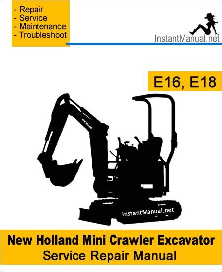 New holland e16 e18 mini crawler excavator service parts catalogue manual instant. - Lister diesel engine service manual sl.