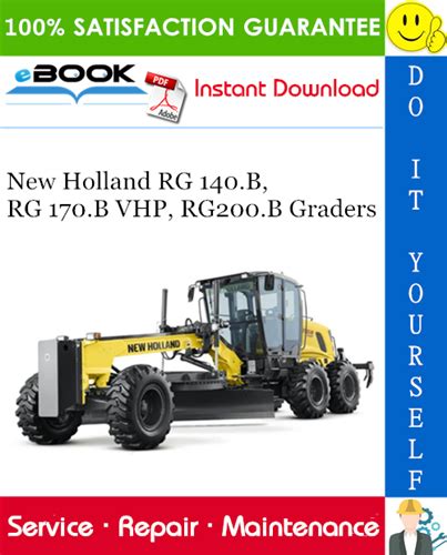 New holland graders rg 140 rg 170 rg 200 service manual. - Manuale del trattore da prato john deere 170.
