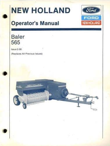 New holland hay baler operators manual 565. - Codigo civil 4 tomos. analisis jurisprudencial.