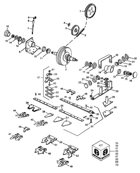 New holland haybine parts diagram. By familiarizing themselves with the diagram, users can ensure the efficient and effective operation of their New Holland 479 Haybine. The New Holland 479 Haybine is a popular piece of farming equipment used for cutting and conditioning hay. It is essential to have a good understanding of the various parts of the Haybine to ensure proper ... 