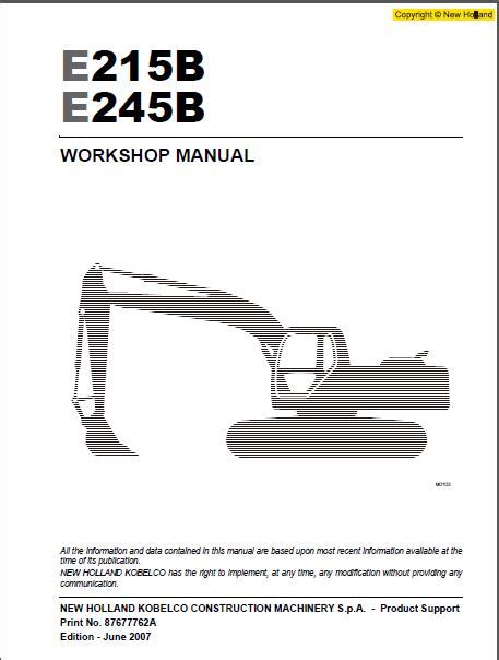 New holland kobelco e215b e245b workshop manual. - The air pilots manual vol 1 flying training flying training v 1.
