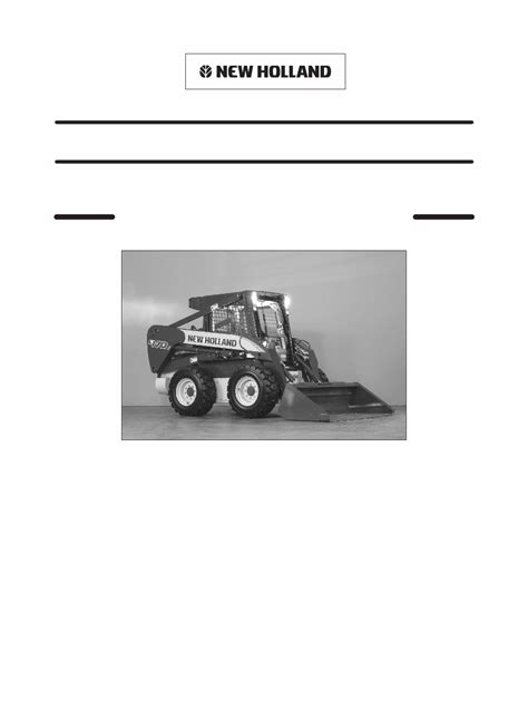 New holland l170 skid steer loader master illustrated parts list manual book. - A handbook of diction for singers italian german french.
