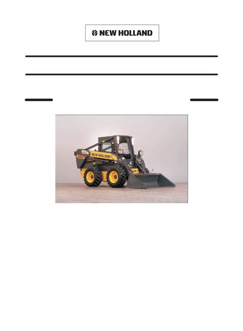 New holland l180 skid steer loader master illustrated parts list manual book. - Exmark 60 lazer mower operators manual.