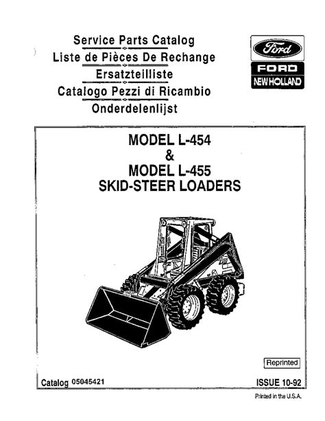 New holland l455 skid steer loader master illustrated parts list manual book. - Alles in allem an intermediate german course grammar manual.