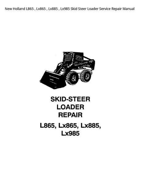 New holland l865 skid steer owners manual. - Advance accounting 2012 edition solutions manual.