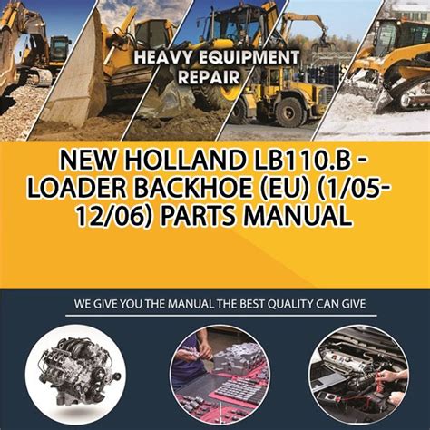 New holland lb110 b loader backhoe manual. - Ingersoll rand up5 37 kw owner manual.