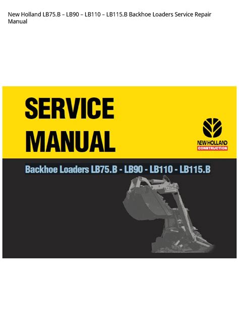 New holland lb115 b loader backhoe manual. - Honda xl 125 varadero manuale di servizio.