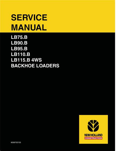 New holland lb75 loader backhoe manual. - Tcm forklift parts manual 4 ton.