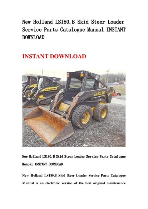 New holland ls180 b skid steer loader service parts catalogue manual instant. - Themen und alternativen der vergleichenden sozialforschung von charles c ragin.