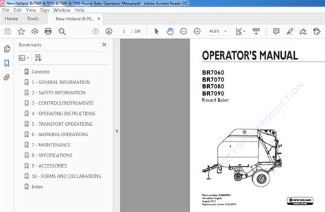 New holland maintenance manual br 7080 baler. - 130 in one electronic lab manual.