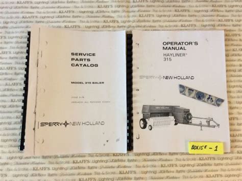 New holland model 315 baler parts manual. - Appetite control handbook of experimental pharmacology.