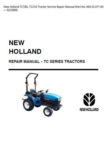 New holland service manual for tc33d. - Kubota tractor model b6000 parts manual catalog download.