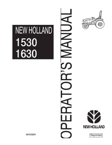 New holland service manuals 1630 tractor. - Holt life science ca edition pacing guide.