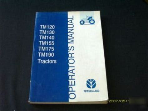 New holland tm 190 operator manual. - 2015 toyota voxy manual de radio en inglés.