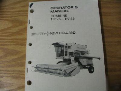 New holland tr 85 operators manual. - Still fm x forklift service repair workshop manual.
