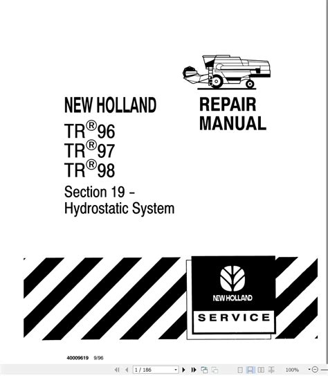 New holland tr 98 service manual. - Reglamentos de la ley del suelo..
