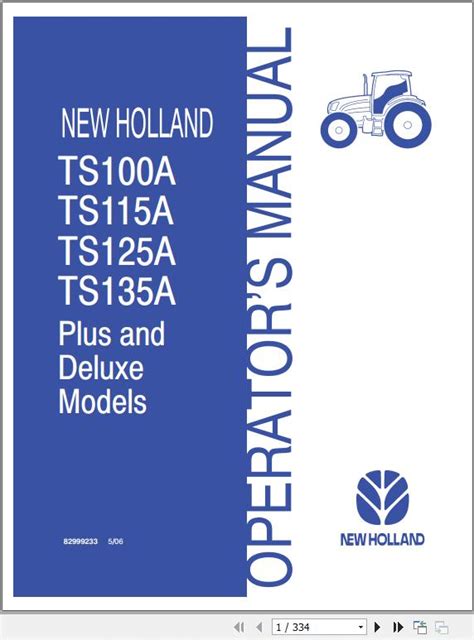 New holland tsa ts135a ts125a ts110a workshop service manual. - 2005 ford f150 transmission repair manual.