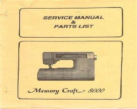 New home memory craft 8000 manual. - Mercury mariner sport jet 120r service manual.