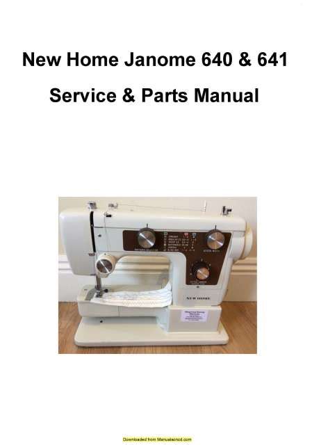 New home sewing machine 640 manual. - Der gute hirt in der altchristlichen kunst.