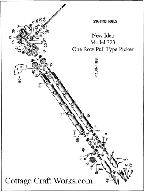 New idea corn picker snapping rolls.  Select the parts needed and the ...