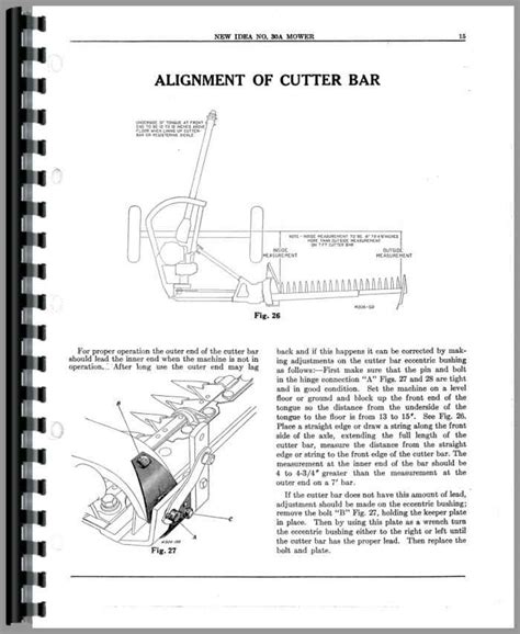 New is idea 30a sickle bar mower parts manual. - Jeep wrangler tj service reparaturanleitung 1999 2000 2001.