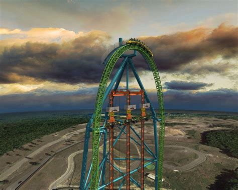 Ride the tallest roller coaster in the world at Six Flags Great Adventure. Kingda Ka is 456 feet high and rises at a 90-degree angle; it remains the tallest roller coaster in the world and the .... 