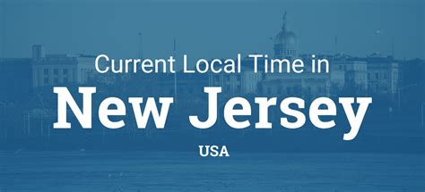 New jersey time current. What is the time zone of New Jersey? The state of New Jersey is in the Eastern Time zone. All counties and cities of the state have the same time zone, there … 