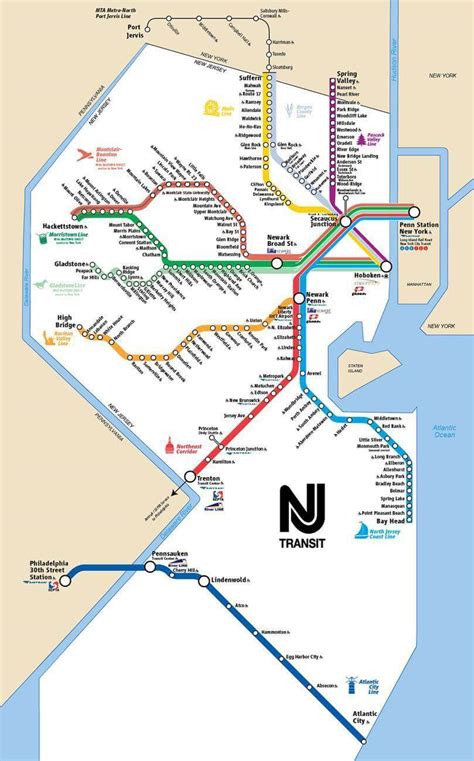 New jersey transit rail map. Happy 42nd Birthday NJ TRANSIT! We would like to share how NJ TRANSIT was born! It all started on July 17, 1979, with the Public Transportation Act of 1979, which established NJ TRANSIT to “acquire, operate and contract for transportation service in the public interest.”. In January 1980, NJ TRANSIT purchased Transport of New Jersey, which ... 