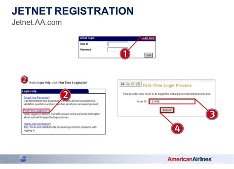 © American Airlines Inc., All rights reserved. . New jetnet login aa