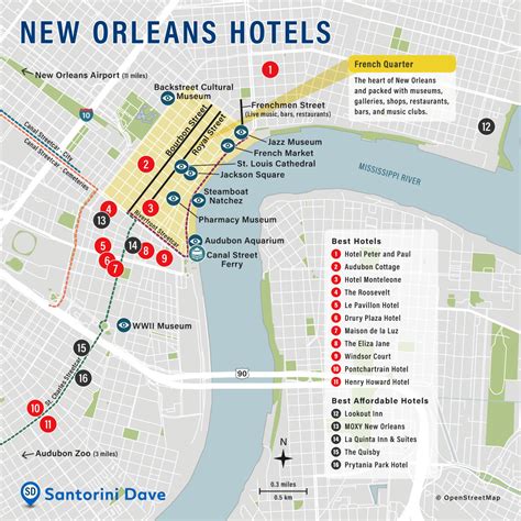New orleans hotel map. Experience an unforgettable stay at Courtyard New Orleans Downtown near the French Quarter, a prime choice among downtown New Orleans hotels. Nestled within the energetic heart of the city, our hotel sits on the vibrant St. Charles Avenue, placing guests on the celebratory parade routes and amid the myriad of restaurants and shops along … 