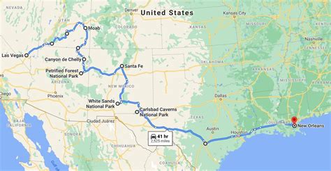 New orleans to las vegas. If you happen to know New Orleans, don't forget to help other travelers and answer some questions about New Orleans! Get a quick answer: It's 1,722 miles or 2771 km from New Orleans to Las Vegas, which takes about 25 hours, 21 minutes to drive. 