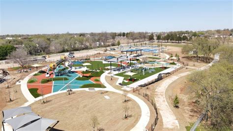 New park in shawnee ok. 100 E. Highland Street. Shawnee , OK 74801. Pottawatomie County. Location notes: Woodland Park is located at Union/Broadway/Highland Streets and covers approximately eight acres. Coordinates: 35.332172, -96.921968. 