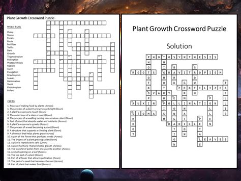 New plant growth Crossword Clue Wordplays.com