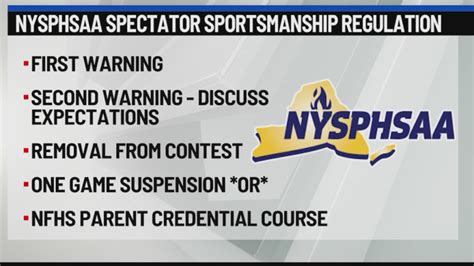 New regulations for high school sport spectators