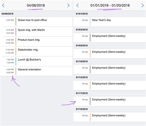 New release 4.1 with Event calendar schedule Mobiscroll Blog