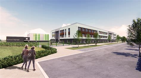 New secondary school on the Kingsland Campus in Houghton Regis ...