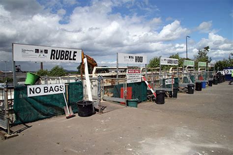 New site layout for Stobhill Recycling Centre - Midlothian