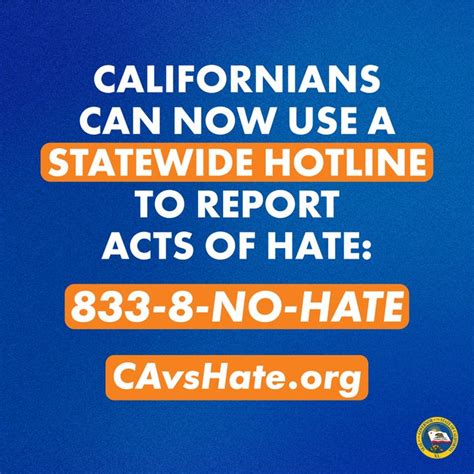 New statewide hotline launched for reporting hate acts