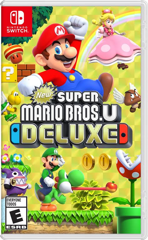 New super mario bros u deluxe. All-time classic Super Mario, anytime, anywhere with anyone! Run, leap and stomp your way through more than 160 2D side-scrolling courses in traditional Super Mario style with New Super Mario Bros. U Deluxe for Nintendo Switch! Up to four players* can work together to grab coins and topple enemies on their way to the Goal Pole, or see … 