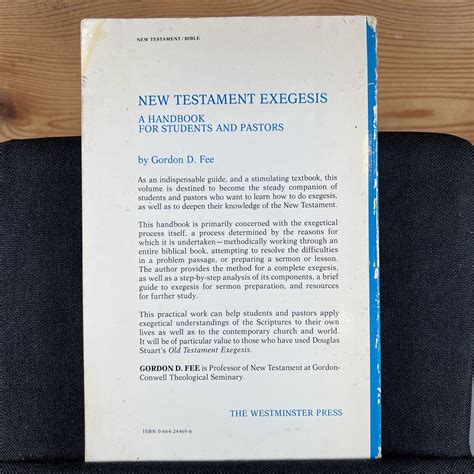 New testament exegesis third edition a handbook. - Logic for programming artificial intelligence and reasoning 9th international conference lpar 200.