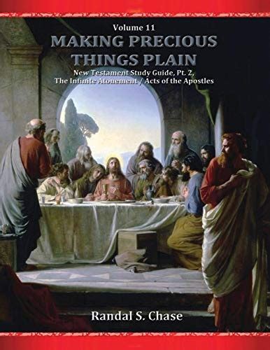 New testament study guide pt 2 the infinite atonement acts of the apostles making precious things plain volume 11. - Cagiva w 12 1993 service manual.