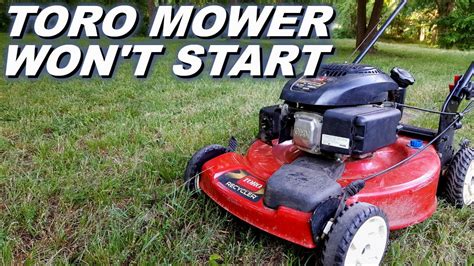 Just replaced my carburetor, put new gas in, and changed oil. Toro 22 recycler 6.75 190cc ready start ... toro recycler won't start - pull cord - fresh gas, fresh oil - mower sat in garage for 2+ years - tried starting it multiple times - tried operating manual tips .... 